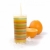 laranjas · gelo · suco · vidro · branco · água - foto stock © marylooo