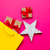 cute gifts, star shaped toy and shopping bag on the wonderful pi stock photo © Massonforstock