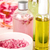 Spa setting with pink roses and aroma oil, vintage style  stock photo © master1305