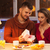 Portrait of romantic couple at Valentine's Day dinner stock photo © master1305