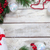 tavolo · in · legno · Natale · decorazioni · copia · spazio · testo - foto d'archivio © master1305