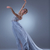 frumos · balerină · Dansuri · albastru · lung · rochie - imagine de stoc © master1305
