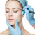 schönen · plastische · Chirurgie · Betrieb · anfassen · Frau · Gesicht - stock foto © master1305