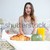The morning and breakfast of young beautiful girl stock photo © master1305