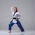 karate · lány · fekete · öv · fehér · kimonó - stock fotó © master1305