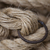 Coil of rope with a marine unit, and an iron ring. stock photo © mcherevan