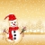 karácsony · üdvözlet · hóember · fehér · hó · föld - stock fotó © meikis