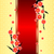 ano · novo · chinês · cartão · flor · de · cereja · vermelho · ouro · planta - foto stock © meikis