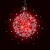 Red Christmas ornament ball on seamless pattern background stock photo © meikis