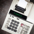 öreg · számológép · pénzügy · mutat · szöveg · kirakat - stock fotó © michaklootwijk