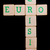 Letters on old wooden blocks (euro, crisis) stock photo © michaklootwijk