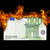 yanan · para · euro · fatura · yangın · yalıtılmış - stok fotoğraf © michaklootwijk