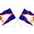 bandeira · Samoa · Americana · dois · ondulado · bandeiras · isolado - foto stock © MikhailMishchenko
