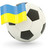 futball · zászló · Ukrajna · izolált · fehér · sport - stock fotó © MikhailMishchenko