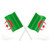 bandeira · Argélia · dois · ondulado · bandeiras · isolado - foto stock © MikhailMishchenko