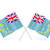 bandeira · Tuvalu · dois · ondulado · bandeiras · isolado - foto stock © MikhailMishchenko