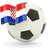 calcio · bandiera · Croazia · isolato · bianco · sport - foto d'archivio © MikhailMishchenko