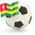 futball · zászló · Togo · izolált · fehér · sport - stock fotó © MikhailMishchenko
