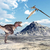 Tarbosaurus and Pteranodon stock photo © MIRO3D