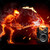 chitară · incendiu · schelet · petrecere · frumuseţe · roşu - imagine de stoc © Misha