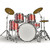 ドラム · ベクトル · ドラム · キット · パーティ · 背景 - ストックフォト © Misha