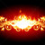 incendiu · titlu · cadru · foc · floare · roşu - imagine de stoc © Misha