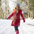 femme · marche · neige · hiver · portrait · exercice - photo stock © monkey_business