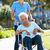 Carer Pushing Unhappy Senior Woman In Wheelchair stock photo © monkey_business