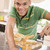 十代の · 男性 · ピーナッツバター · サンドイッチ · ホーム - ストックフォト © monkey_business