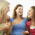 weiblichen · Freunde · lachen · zusammen · Frauen · sprechen - stock foto © monkey_business