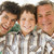 Grandfather with son and grandson smiling stock photo © monkey_business