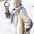 garçon · boule · de · neige · arbre · enfant · neige · hiver - photo stock © monkey_business