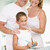 情侶 · 浴室 · 刷牙 · 家庭 · 孩子 - 商業照片 © monkey_business