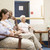 Five people waiting in waiting room stock photo © monkey_business