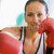 Frau · Boxen · Fitnessstudio · Porträt · lächelnd · Boxer - stock foto © monkey_business