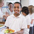 uczeń · tablicy · obiad · szkoły - zdjęcia stock © monkey_business