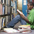 University student working in library stock photo © monkey_business