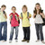 grup · copii · studio · fericit · băiat · culoare - imagine de stoc © monkey_business