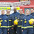 Portrait of a group of firefighters by a fire engine stock photo © monkey_business