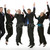 Gruppe · Geschäftsleute · springen · Luft · Frauen · Männer - stock foto © monkey_business