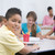 Elementary school pupil in classroom stock photo © monkey_business