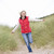 Woman running at beach smiling stock photo © monkey_business