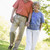 pareja · de · ancianos · caminata · mujer · hombre · ejercicio - foto stock © monkey_business