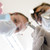 Dentist and assistant holding pick and mirror stock photo © monkey_business