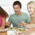 Friends Having Lunch Together At Home stock photo © monkey_business