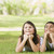 Two children relaxing in park stock photo © monkey_business