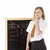 Thoughtful Female Student Wearing Uniform Next To Blackboard stock photo © monkey_business