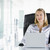 zakenvrouw · kantoor · laptop · computer · vrouw · glimlach - stockfoto © monkey_business