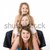 Three Girls laying On Stomach In Studio stock photo © monkey_business
