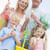 Family at beach with ice cream cones smiling stock photo © monkey_business
